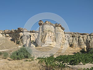 Cappadocia Fairy ChimneysÂ rock formationÂ nearby Goreme in Turkey